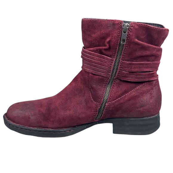 Born Women’s Cross Res Suede Distressed Ankle Boot Size US 9.5 - Picture 2 of 10